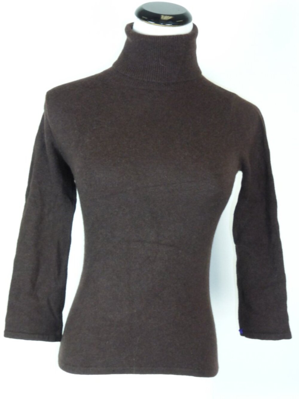 AUTUMN CASHMERE Brown TURTLENECK SWEATER XS
